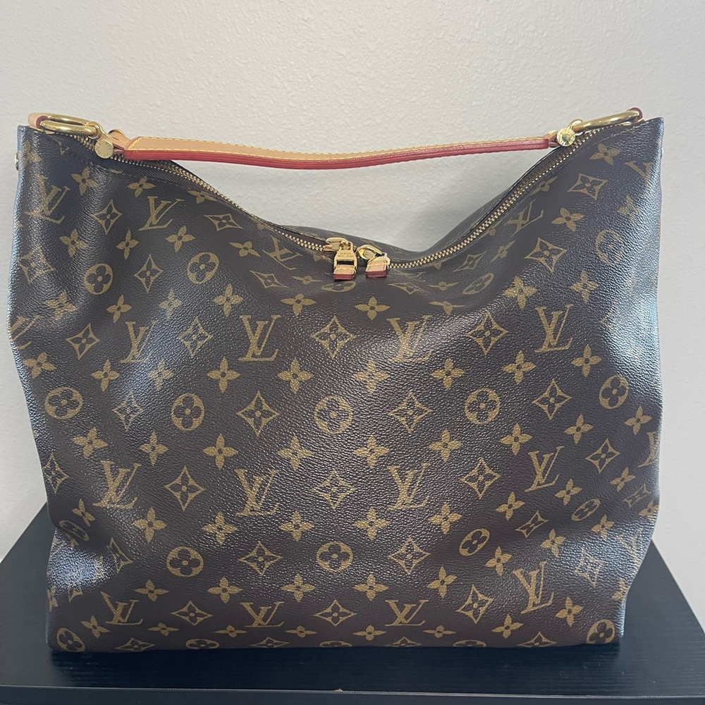 Louis Vuitton Sully MM Bag Authentic